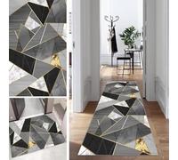 Mogetal Tapis de Passage Couloir Cuisine Boho Long Vintage Classique 70x350cm Bohème au Metre Antidérapant Lavable Absorbant pour Salon Chambre Personnalisable