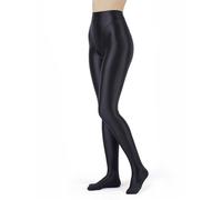 Moggemol Femme Collant Opaque Brillant Nylon Bas Taille Haute Brillant Pantalon De Danse Stretch Pantalon De Sport Legging Pour Yoga Entraînement Fitness Noir L