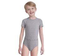 Moggemol Vêtements Adaptés Pour Enfants En Situation Handicap Combinaison Anti Découvrement Manches Courtes Pour Garçons Et Filles Combinaison Pour Autistes Avec Gris 9-10 ans