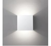 MOGOD Applique Murale d'Intérieur Carrée Plate, 6W Applique Moderne Blanc Lumières Froids, Éclairage Vers Haut et Vers Bas