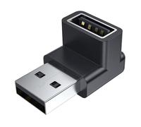 MOGOOD 90 Degrés USB 3.2 Adaptateur, 10 Gbps Up et Down Angle USB Un Connecteur Mâle à Femelle L Shape Extender Prend en Charge Le Transfert de Données Compatible avec Disque Dur, Clavier
