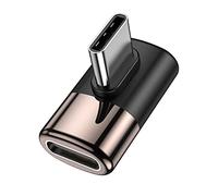 MOGOOD 90Deree Adaptateur USB C à angle droit USB C mâle vers USB C femelle Extender USB Type C Thunderbolt Extender pour MacBook Pro, iPad Pro, téléphones, Nintendo Switch et autres appareils de type