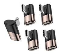 MOGOOD 90deree USB C Adaptateur à angle droit USB C mâle à USB C Extension féminin USB Type C Thunderbolt Extender pour MacBook Pro,IMAC,iPad Pro,commutateur Nintendo et autres périphériques de type C