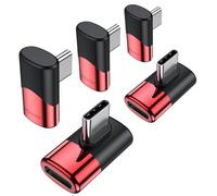 MOGOOD 90deree USB C Adaptateur à angle droit USB C mâle à USB C Extension féminin USB Type C Thunderbolt Extender pour MacBook Pro,IMAC,iPad Pro,commutateur Nintendo et autres périphériques de type C