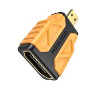 MOGOOD Adaptateur Micro HDMI vers HDMI 1 Paquet, 4K@30Hz, HDR, 3D Dolby, Arc, Compatible avec Raspberry Pi5/Pi4, GoPro Hero, Sony et Plus Encore