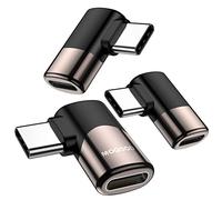 MOGOOD Adaptateur USB C 90 Degrés Mâle à Femelle - Extender Angle Droit pour Steam Deck, Switch, Ordinateur Portable et Téléphone Portable