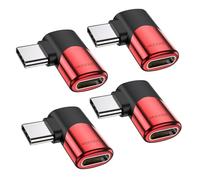 MOGOOD Adaptateur USB C 90 degrés, Prolongateur USB C Mâle vers Femelle à Angle Droit 100W, Connecteur USB4 Type C 40Gbps, 8K@60Hz pour Steam Deck, Switch, MacBook Air, Tablet and More Type C Devices