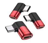 MOGOOD Adaptateur USB C 90 degrés, Prolongateur USB C Mâle vers Femelle à Angle Droit 100W, Connecteur USB4 Type C 40Gbps, 8K@60Hz pour Steam Deck, Switch, MacBook Air, Tablet and More Type C Devices
