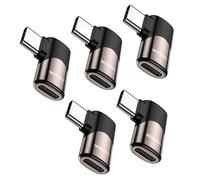 MOGOOD Adaptateur USB C 90 degrés, Prolongateur USB C Mâle vers Femelle à Angle Droit 100W, Connecteur USB4 Type C 40Gbps, 8K@60Hz pour Steam Deck, Switch, MacBook Air, Tablet and More Type C Devices