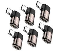 MOGOOD Adaptateur USB C 90 degrés, Prolongateur USB C Mâle vers Femelle à Angle Droit 100W, Connecteur USB4 Type C 40Gbps, 8K@60Hz pour Steam Deck, Switch, MacBook Air, Tablet and More Type C Devices