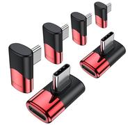 MOGOOD Adaptateur USB C à Angle Droit 90 Degrés - Extension Mâle à Femelle Type C Thunderbolt pour MacBook Pro, IMAC, iPad Pro, Commutateur Nintendo et Autres Périphériques