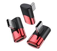 MOGOOD Adaptateur USB C à Angle Droit 90 Degrés - Mâle à Femelle Extension Type C Thunderbolt pour MacBook Pro, IMAC, iPad Pro, Commutateur Nintendo et Autres Périphériques