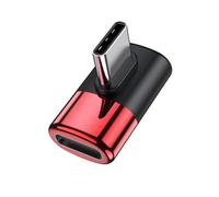 MOGOOD Adaptateur USB C à Angle Droit - Mâle à Femelle Extension Type C Thunderbolt pour MacBook Pro, IMAC, iPad Pro, Commutateur Nintendo et Autres Périphériques