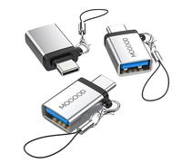 MOGOOD Adaptateur USB C vers USB, Adaptateur USB C vers USB, USB C mâle vers USB 3.0 Femelle Adaptateur convertisseur Compatible avec Les Ordinateurs Portables, et Autres appareils de Type - C