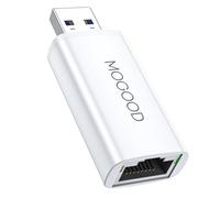 MOGOOD Adaptateur USB Ethernet 1Gbps, Adaptateur USB 3.0 vers Ethernet Compatible avec Nintendo Switch, Windows 11/10/8.1/8/7, MacOS et Linux
