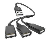 MOGOOD Adaptateur USB mâle vers USB 2.0 Femelle, Adaptateur USB vers convertisseur USB C OTG Compatible MacBook Pro, Chromebook, Pixelbook, Microsoft Surface Go, Samsung Galaxy S20 S21 S22 Pixel