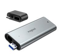 MOGOOD Boîtier SSD, Adaptateur SSD NVMe USB 3.2 Gen 2, Boîtier M.2 USB/Type C Haute Vitesse 10 Gbit/s, Plug and Play, Compatible avec Les SSD 2280/2260/2242/2230