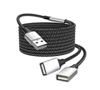 MOGOOD Câble Splitter USB 2m, PC, Mac, PS5, Charge+Données, USB-Hub, Port
