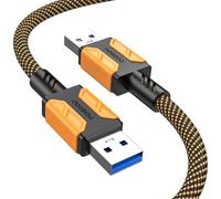 MOGOOD Câble USB 3.0 Mâle vers Mâle 2 Mètres Haute Vitesse 5 Gbps Données