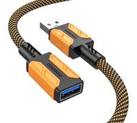 MOGOOD Câble USB 3.0, Transmission de Données Haute Vitesse 5Gbps, 2M Câble de Données Mâle à Femelle de Type A, Compatible Avec le Clavier, PS, Xbox, Lecteurs Flash, Imprimantes, Caméras, etc.