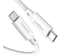 MOGOOD Câble USB-C 3.1 Gen 2 avec Transfert de Données 10Gbps, 6,6 pieds (ft) 60W Power Delivery & Vidéo 4K, Compatible avec Thunderbolt 3/4, MacBook Air/Pro, iPad Pro, iPhone 17, Écrans, Steam Deck