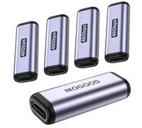 MOGOOD Coupleur USB C Femelle à Femelle Adaptateur supportant la Charge Rapide et Le Transfert de données Connecteur d'extension pour MacBook TB3 Port, Pixel, S21, S20, S10, Note 20,10