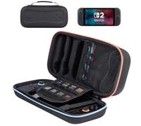 MOGOOD Étui de Protection Nintendo Switch 2 (2025), Doté de 8 Emplacements pour Cartouches de Jeux, il Peut Accueillir la Console Nintendo Switch 2 et Divers Accessoires. (Accueillir Les Prises)