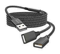 MOGOOD Répartiteur USB, Adaptateur de câble d'extension USB 2.0 à Double extrémité pour Le Chargement/Transfert de données, Adaptateur répartiteur de données Multifonction supplémentaire