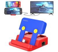 MOGOOD Switch 2 TV Dock 100W PD, 1Gbps Ethernet, 4K@60Hz, 2*Port USB 3.0, Station d'accueil Switch 2 Compatible avec Nintendo Switch 2/1 / OLED.