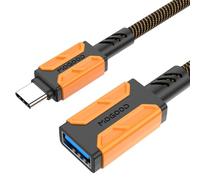 MOGOOD Type C à câble USB 1M, adaptateur USB C à USB 5Gbps transmission de données, Convient pour iPadPro, iPhone 15 16 PlusPro Max, GalaxyS24, ordinateurs portables, tablettes et autres appareils.