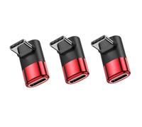 MOGOOD USB C Adaptateur à 90 degrés C mâle à C Femelle USB C Adaptateur Extender Type-C Data Transmission PD100W Charge Rapide et 8K @ 60Hz Passage pour Les Accessoires de Pont Vapeur