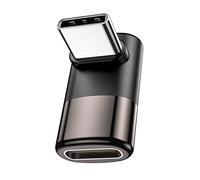 MOGOOD USB C Adaptateur à 90 degrés C mâle à C Femelle USB C Adaptateur Extender Type-C Data Transmission PD100W Charge Rapide et 8K @ 60Hz Passage pour Les Accessoires de Pont Vapeur