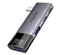 MOGOOD USB C Hub 5Gbps 100W PD Transmission Données pour PC Xbox PS5 | Aluminium. Deux USB A 3.0(5Gbps) et un USB C 3.0. Charge 100W PD. Pour souris, clavier. Pour étudiants. Compatible MacBook