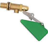 MOGOULUA Valve Flottante en Laiton de 1/2" pour Abreuvoir Automatique pour Bovins pour Bol Automatique Bétail Abreuvoir avec Bras Réglable Flotteur de Boule pour Bol d'eau de Vache