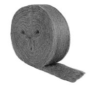 MOGRQAP Bobines de Laine d'Acier 000, 20m Anti Rongeur Laine d'Acier 000 Polissage Paille de Fer pour Grille d'Aération Garage Jardin et pour Nettoyage, Polissage, Entretien et Finition du Bois