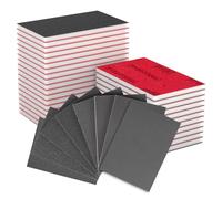 MOGRQAP Éponge de Ponçage 32PCS, Bloc de Mousse Abrasive Flexible, Grains 180/320/400/600/800/1000/2000/3000, Tampons Abrasifs Lavables et Réutilisables pour Bois, Métal, Meubles, Mur (70x100mm)