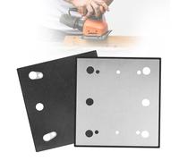 MOGRQAP Plateau de ponçage carré pour Makita BO4556 Plaque de ponçage 1/4 Compatible avec Makita 158324-9-SPD17 BO4556 BO4557 BO4558 BO4565