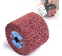 MOGRQAP Rouleau abrasif brosse grain 120 manchons abrasifs Rouleau abrasif Brosse Rouleau abrasif pour machine à satiner, brosseuse, bois, métal, surface polissage