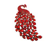 MOGSA Broche pour femme - 4 couleurs - Rouge