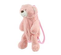 MOGSA Sac à Dos d'École en Peluche pour Femme - Décontracté avec Motif Ours de Dessin Animé B2305
