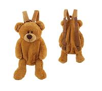 MOGSA Sac à Dos d'École en Peluche pour Femme - Décontracté avec Motif Ours de Dessin Animé B2305