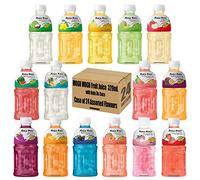 Mogu Mogu Lot de 24 bouteilles de jus de fruits assortis avec Nata de Coco 320 ml