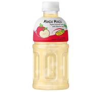 Mogu Mogu Lot de 6 bouteilles de boisson aux pommes avec NATA de Coco (Gotta Chew) 320 ml