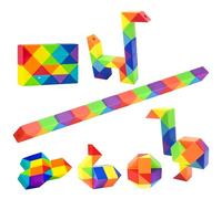 Moguri Lot de 6 serpents magiques - Serpent magique avec 24 blocs par serpent - Petit cadeau d'anniversaire pour enfants et adultes