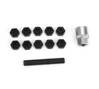 MOH-Ensemble d'extracteur d'écrou de roue Lot de 12 douilles antivol pour écrou de roue verrouillable pour a b c r moto coffret