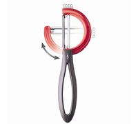 Moha 45616 REVERSO Fruit Eplucheur ABS/INOX Rouge/Vert 10 x 1,5 x 24,5 cm