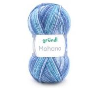 Mohair à tricoter MOHANA - Gründl - certifié Oeko-Tex(...) - 8 Bleu 8 Bleu G