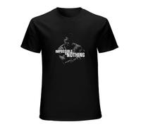 Mohamed Ali Impossible is Nothing 15 Dmn T-Shirt Mens Unisex Black Tees S