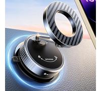 Mohard 2025 Support Telephone Voiture pour MagSafe [Nano Gel + Aspiration sous Vide], Porte Aimant Téléphone Voiture Magnetique 2400GF Ultra Puissant & 360° Réglable Pliable pour iPhone 17/16/15/14/13