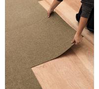 Mohawk Home 24 x 24 Carreaux de moquette autocollants pour int rieur/ext rieur, 0,25 po, beige, polyester (15 carreaux) (60 pi /bo te)